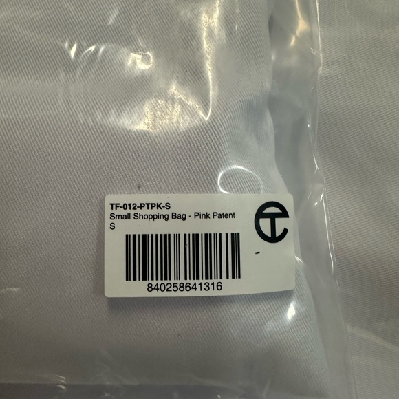 Telfar Small Shopping Bag in Pink Patent - Picture 5 of 14